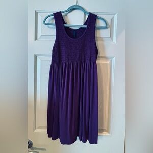 Falls Creek Vibrant Purple Textured Dress